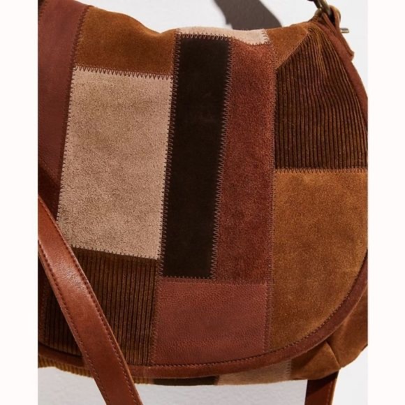 Free People Prague Patchwork Messenger - Picture 4 of 7